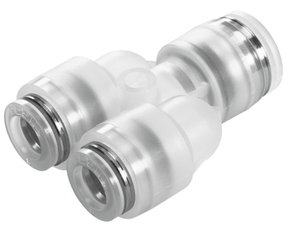 FESTO费斯托Y型快插接头NPQP-Y-Q10-Q8-FD-P10