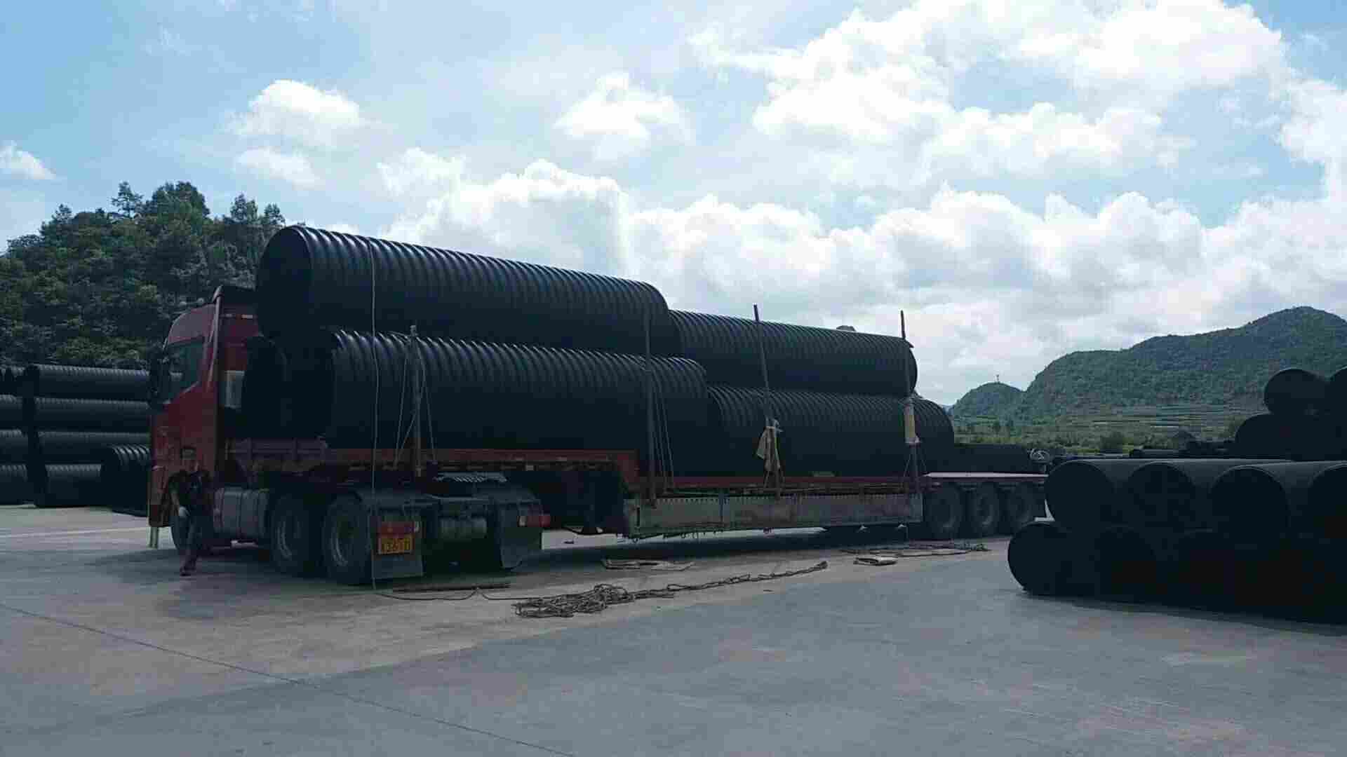 昭通彝良HDPE钢带波纹管