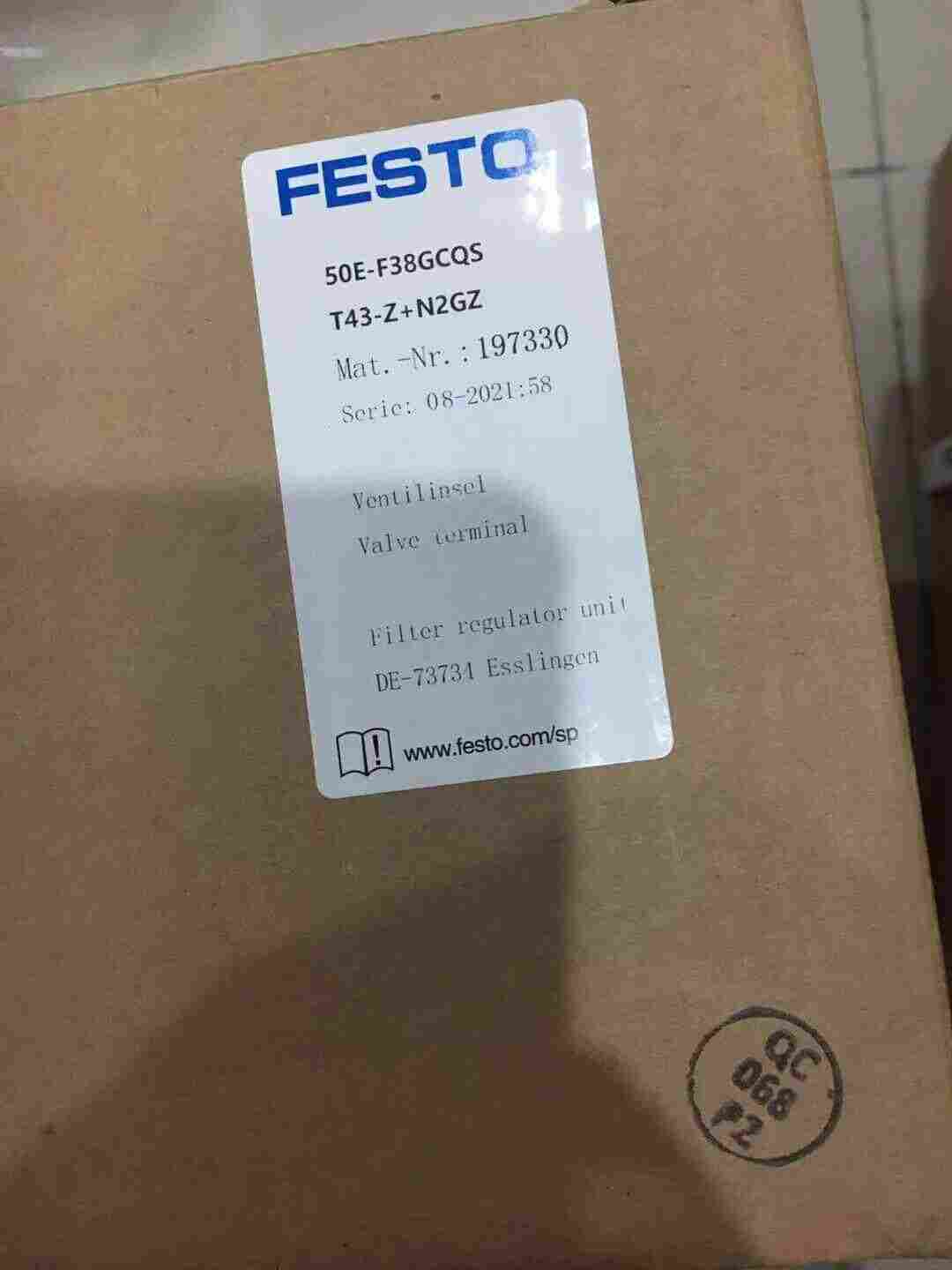 FESTO费斯托50E-F38GCQST43 T43-7+N2GZ