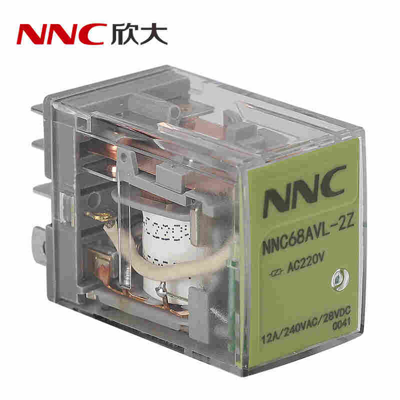 欣大NNC68AVL-2Z(JQX-13F-2Z)带灯电磁继电器 转换型12A