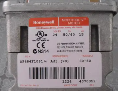霍尼韦尔M7284C1000 220V燃烧机伺服马达应用