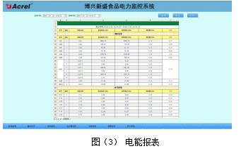 设计和应用博兴新盛食品电力监控系统