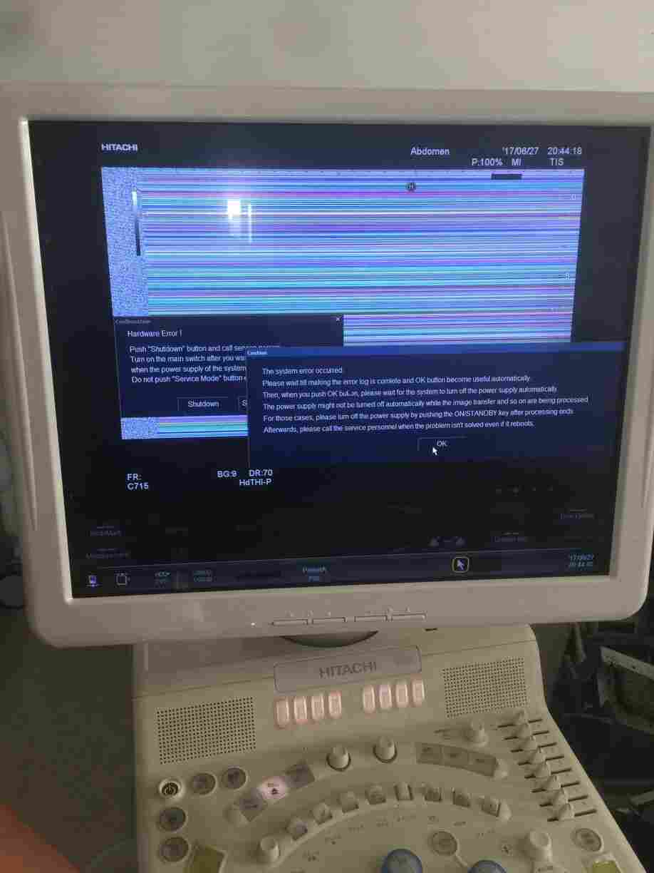 日立彩超维修 彩超常见故障处理-日立RDBF板供应维修维保