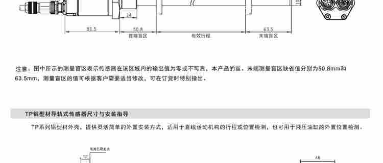 拿度磁致伸縮位移傳感器油缸拉桿尺計磁懸浮CANopen canbus進口