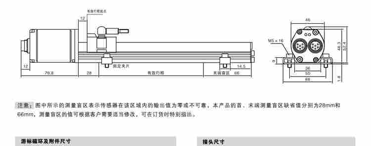 拿度磁致伸縮位移傳感器油缸拉桿尺計磁懸浮CANopen canbus進口