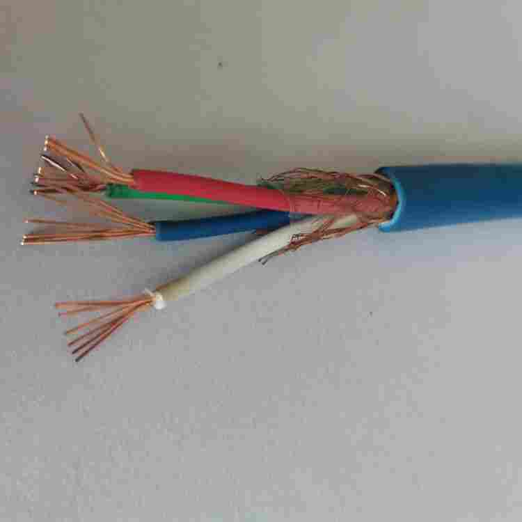 煤矿用聚乙烯绝缘编织屏蔽聚氯乙烯护套通信软电缆MHYVRP 1*4*7/0.52