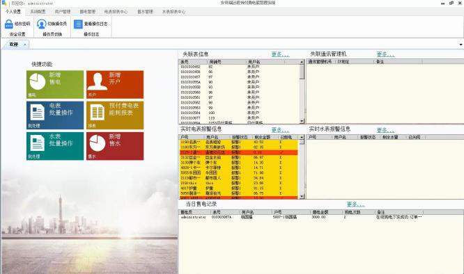 应用远程预付费电力管理系统青岛鑫江东方商场