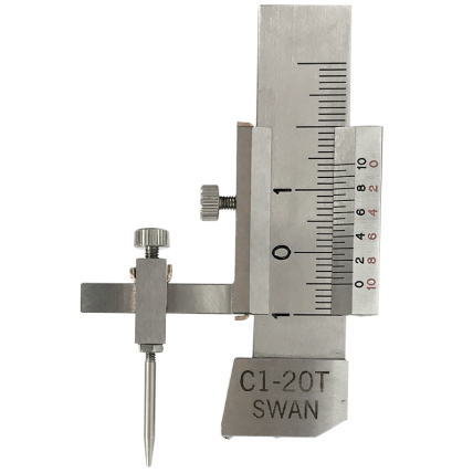 SWAN天鹅段差规C1-20T面差尺游标卡尺工业测量工具