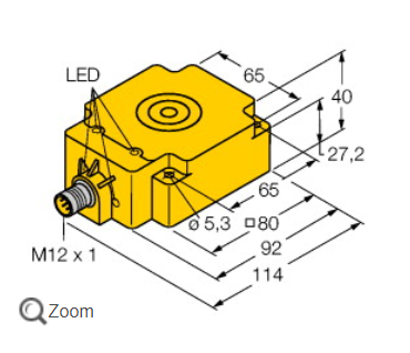 用于爆炸区域的TURCK读码器TNLR-Q80-H1147-EX