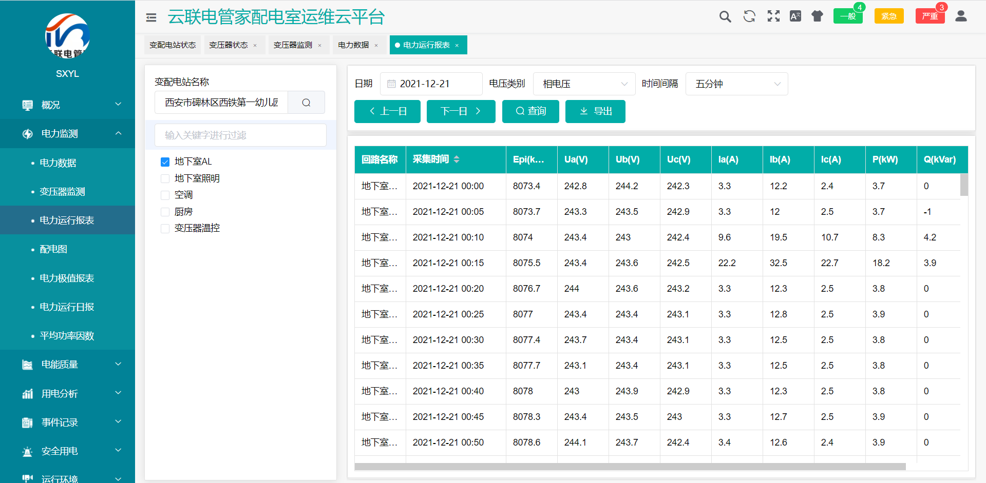 西安市碑林区*幼儿园运维云平台系统的研究与应用