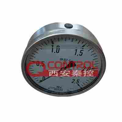 233.50.160威卡不锈钢耐震压力表-轴向安装压力表-160mm表盘直径