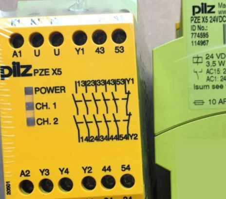 pilz继电器PNOZX4 230VAC 3N/O-1N/C 774738