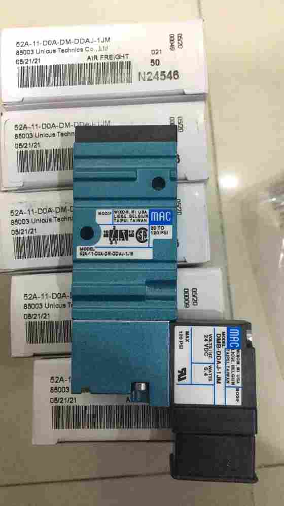 MAC电磁阀到货DMB-DDAJ-1JM高清实物图