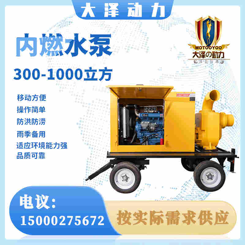 1000立方柴油自吸水泵