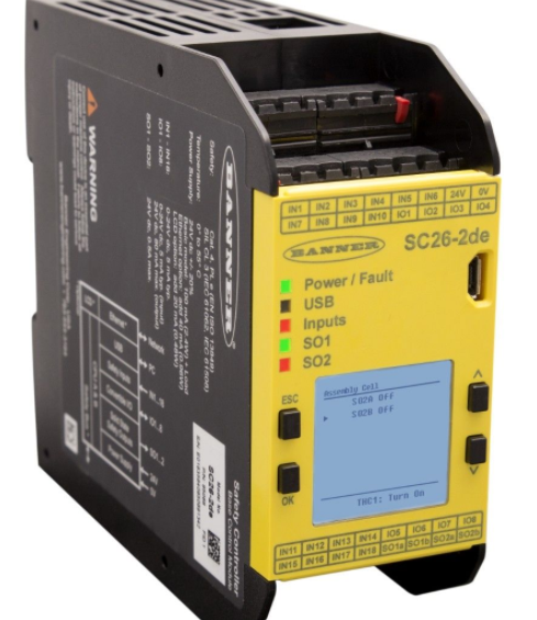 美国邦纳BANNER安全控制器SC26-2DE的购买要求