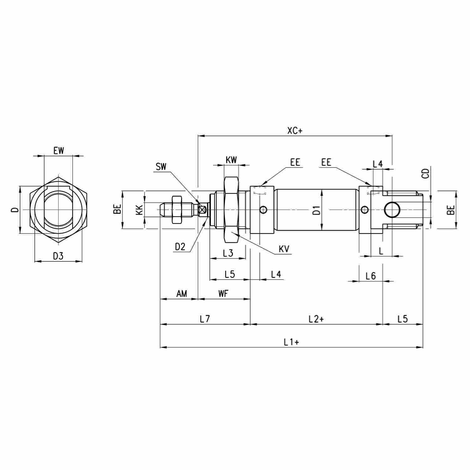 CAMOZZI微型气缸使用前须知