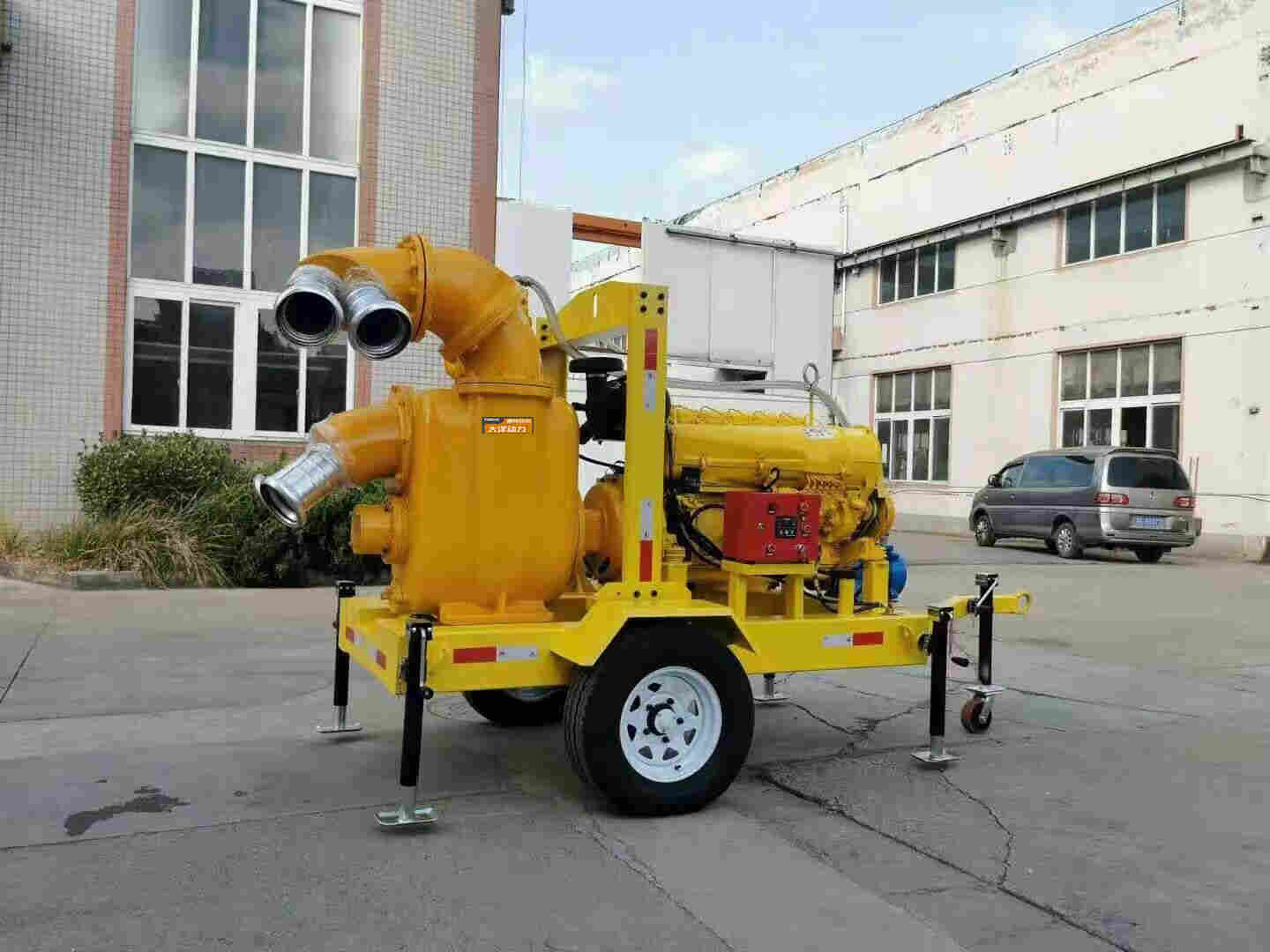 移动式500立方柴油自吸水泵