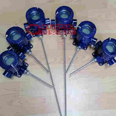 威卡TR12+TW15带套管的温度计-wika一体化温度变送器带数显