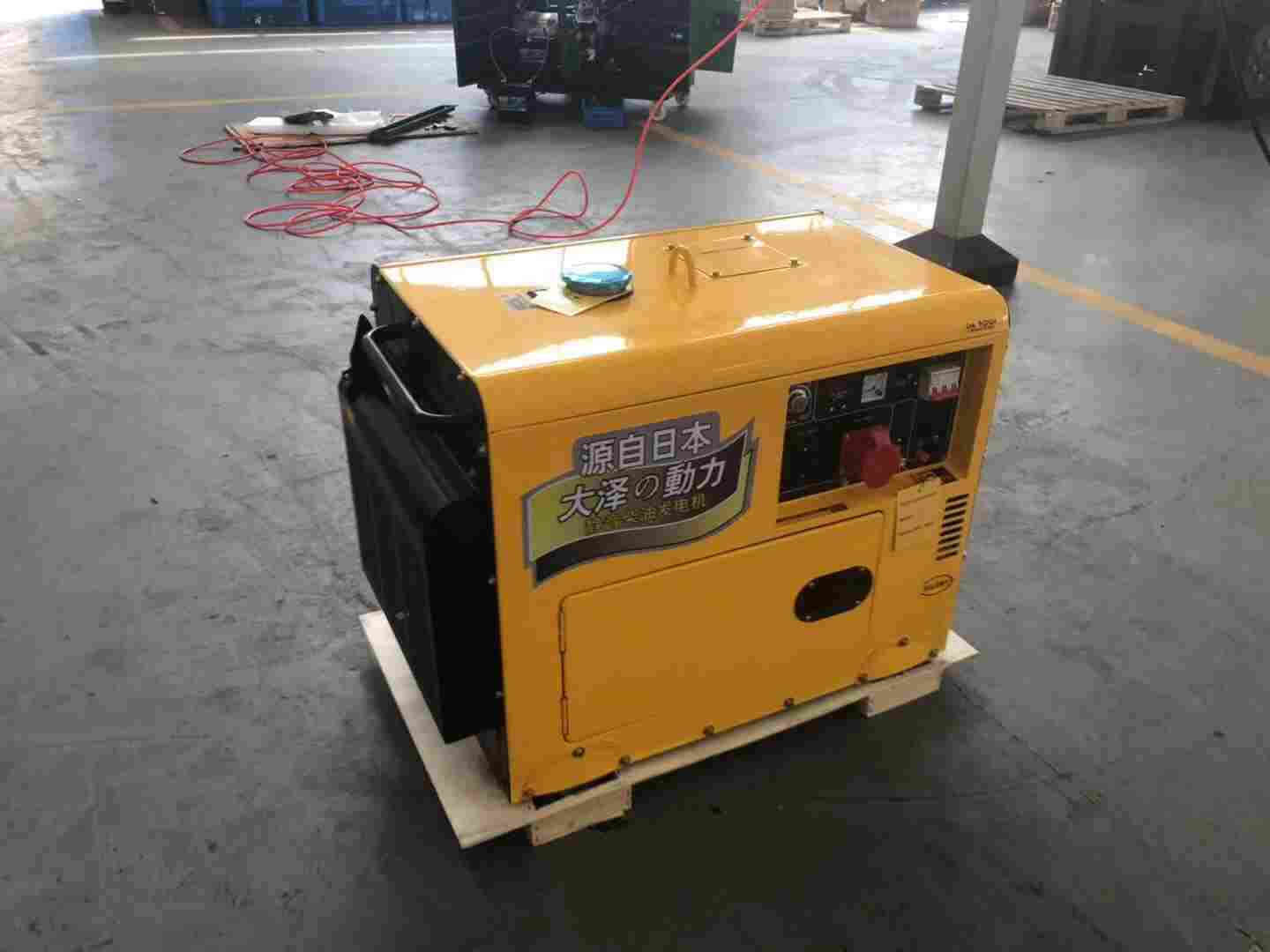 电启动5千瓦柴油发电机车载