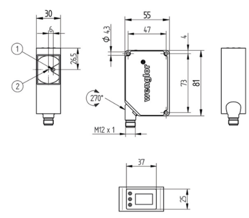 1646271897850369.png 现货Y1TA100QXT3 远距离的激光测距传感器