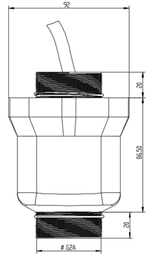 供应高防护性日本川德森TDSL200塑料窨井水利雷达液位计