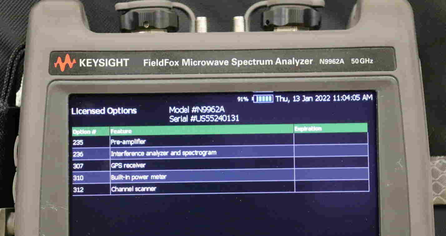 N9950A手持频谱仪-详情资料