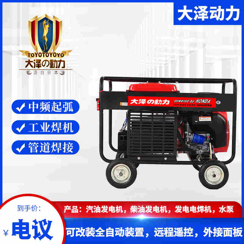 大泽250A汽油发电电焊机厂家