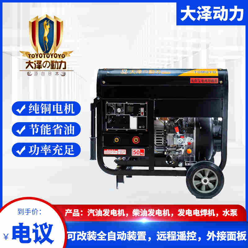 大泽动力250A柴油发电电焊一体机