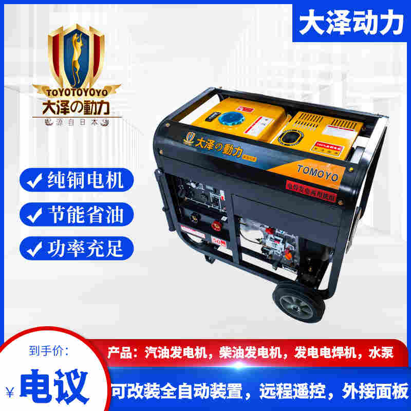 大泽动力250A柴油发电电焊一体机