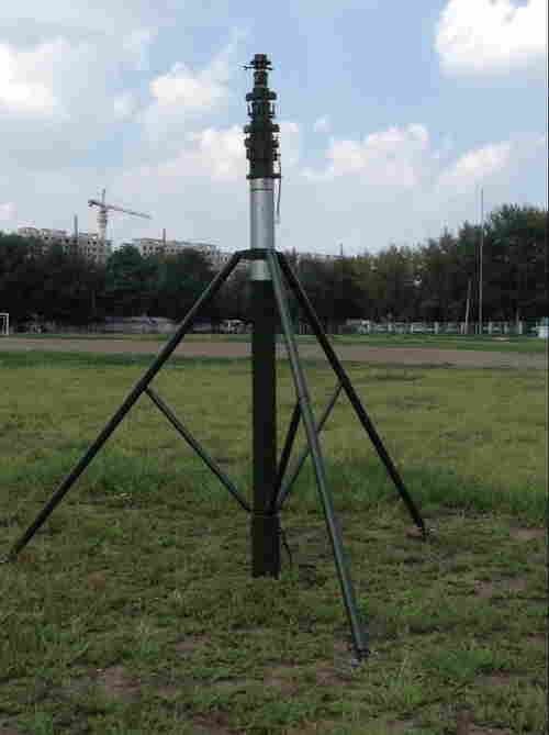 便携式伸缩杆避雷针 车载方舱天线升降杆