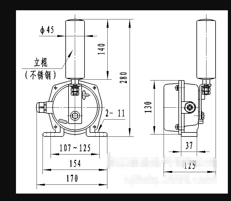 HRPPK-12-30皮带两级跑偏开关