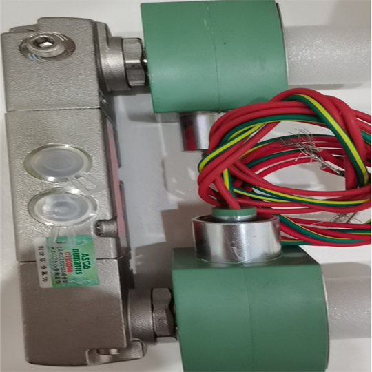 接线ASCO的SCE551A002MS两位三通电磁阀