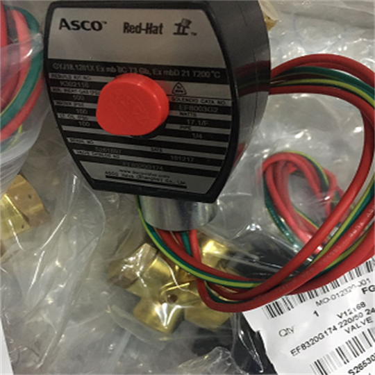 接线ASCO的SCE551A002MS两位三通电磁阀