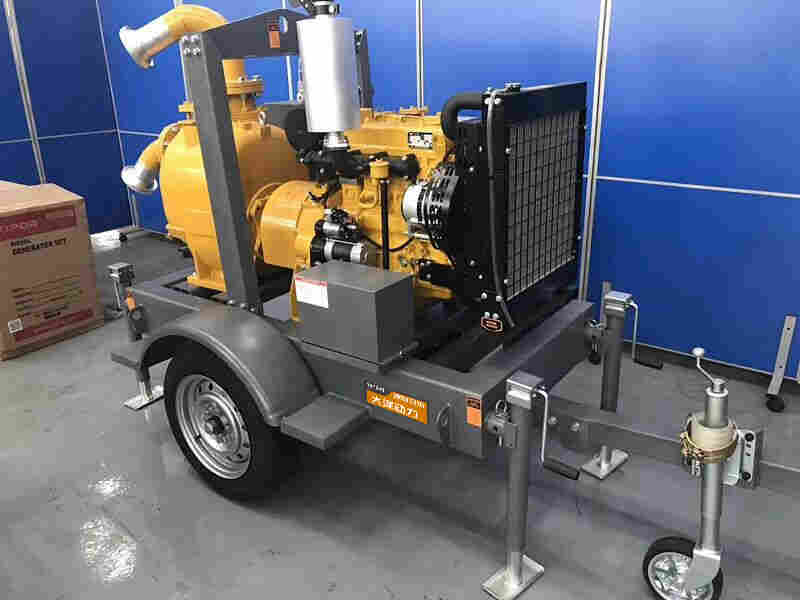 内燃水泵500立方防汛泵车