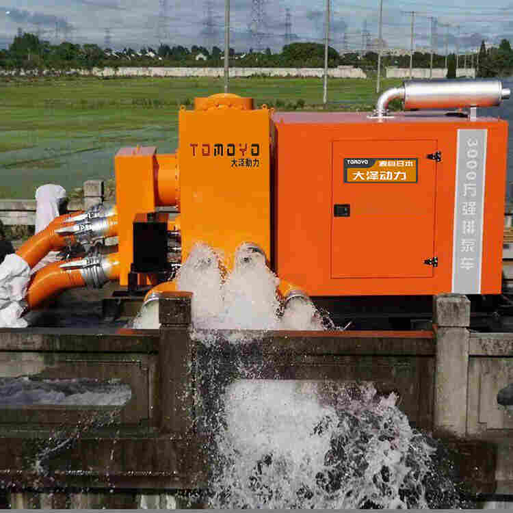 1000立方柴水泵移动式泵车