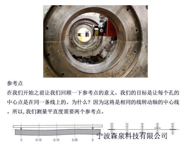 轴承座两端孔同心测量方法