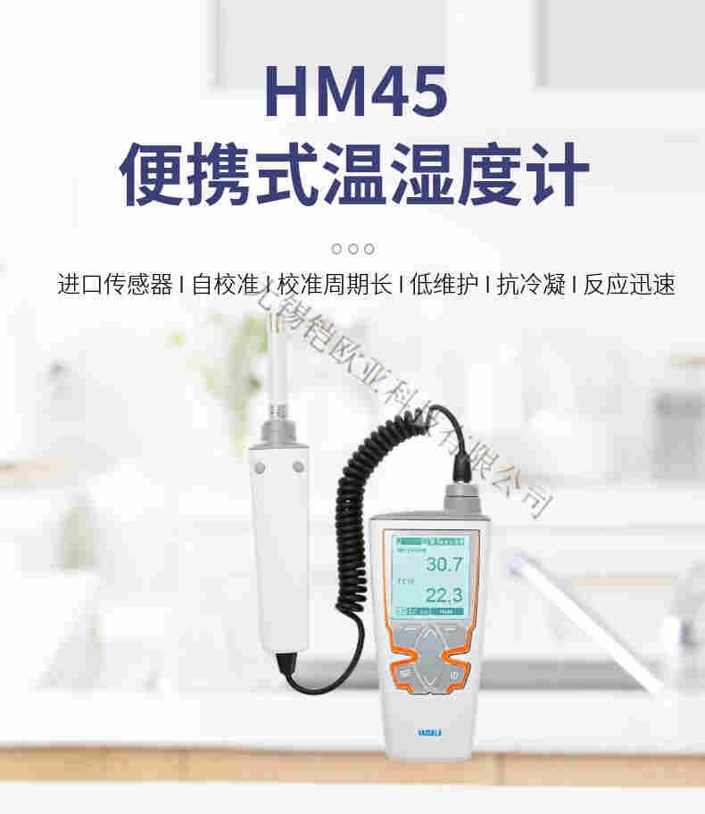 HM45便携式温湿度计 手持式温湿度表 高精度温湿度探头