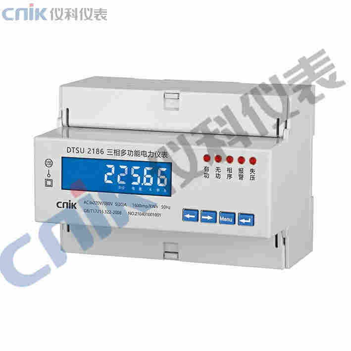 DDSU 2186/F(4P)/DTSU 2186/F(7P)导轨式电力仪表