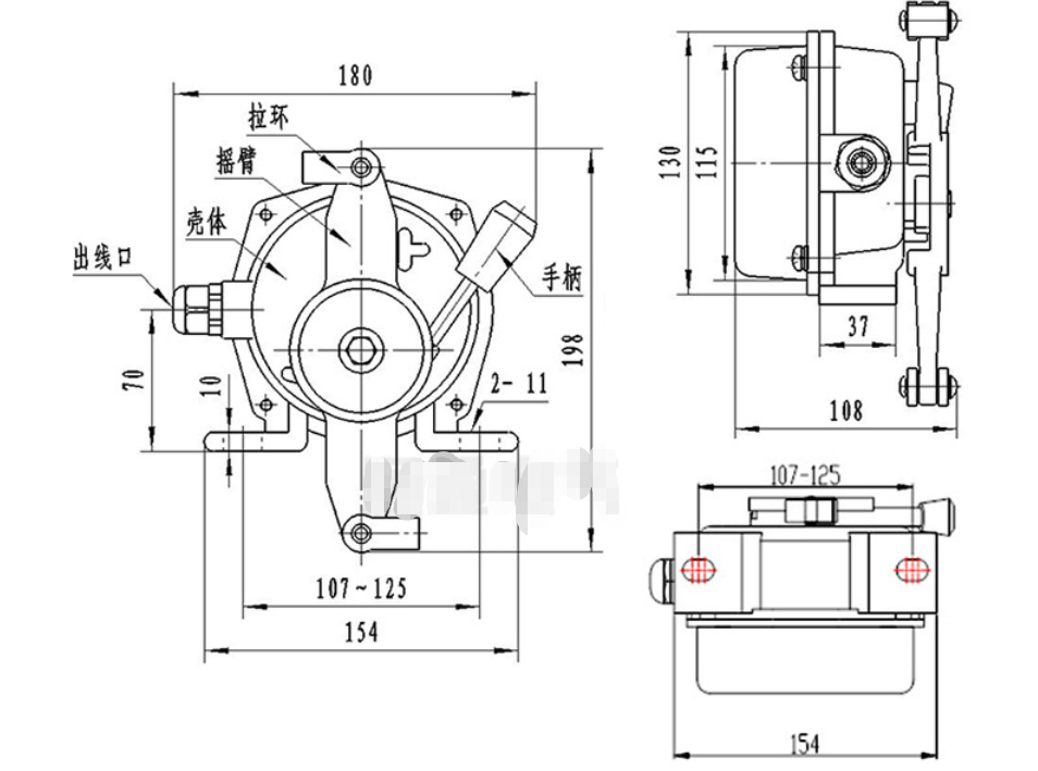 WLK-R22/WS事故急停拉线开关