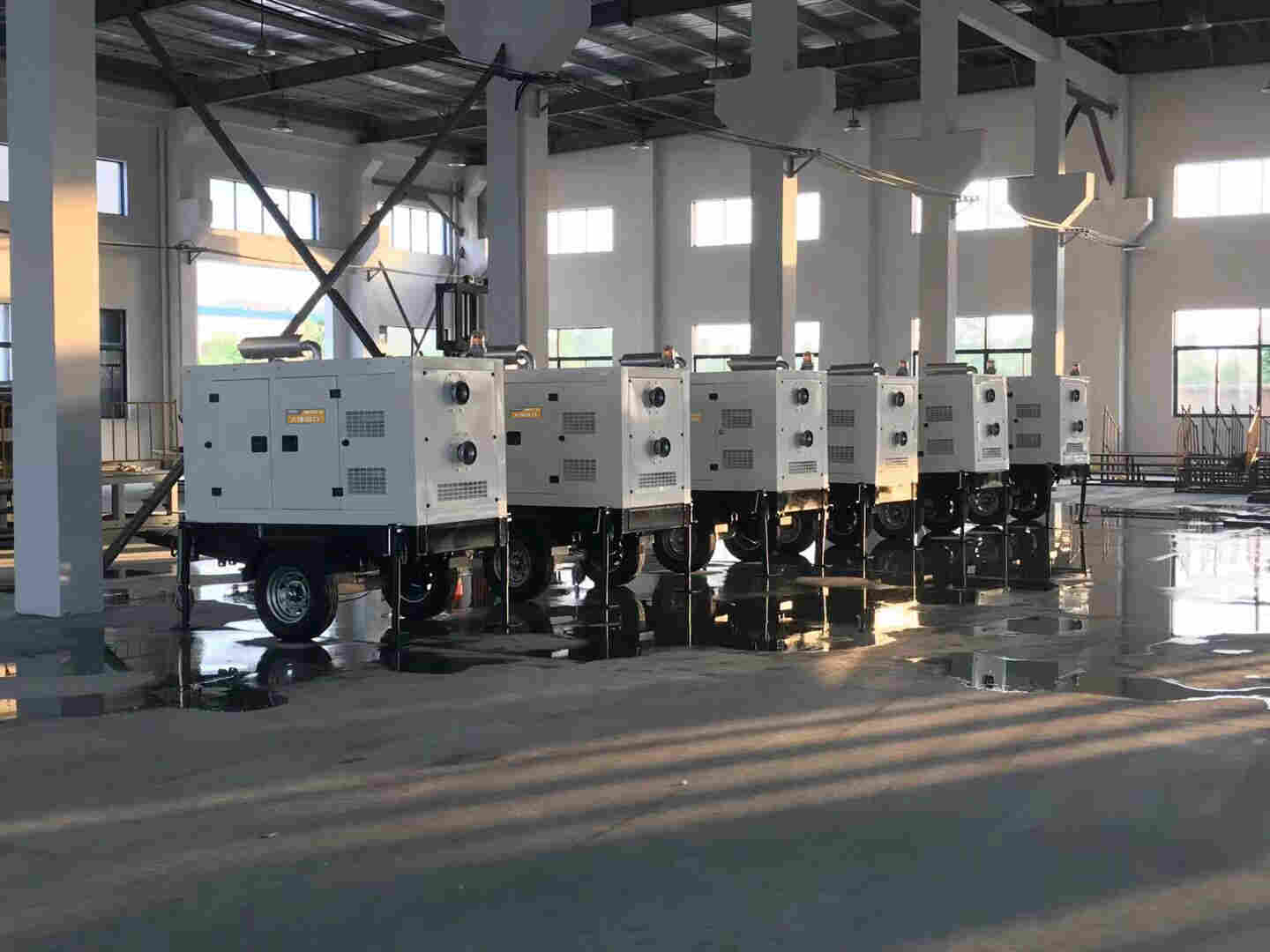 移动式1500立方柴油水泵地下室用