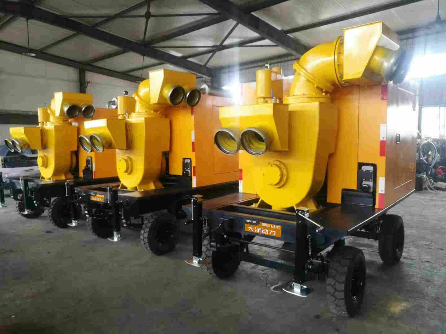 移动式1500立方柴油水泵地下室用