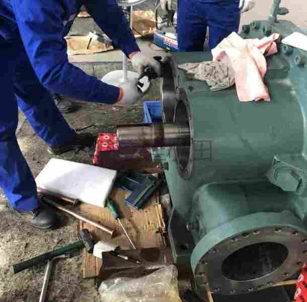 工业丙烷压缩机不启动 不加载 排气温度高维修