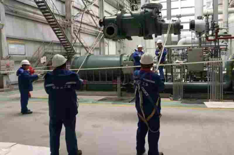 工业丙烷压缩机不启动 不加载 排气温度高维修