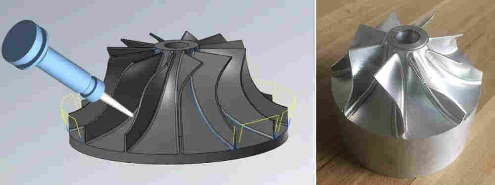 5-轴 迷你型桌面五轴数控机床应用于教学