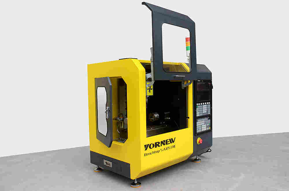 5-轴 迷你型桌面五轴数控机床应用于教学