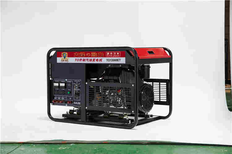 便捷式12KW足功率汽油发电机报价