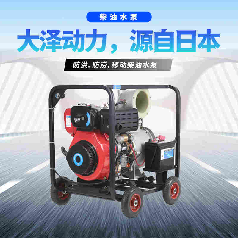 大泽动力6寸柴油自吸水泵