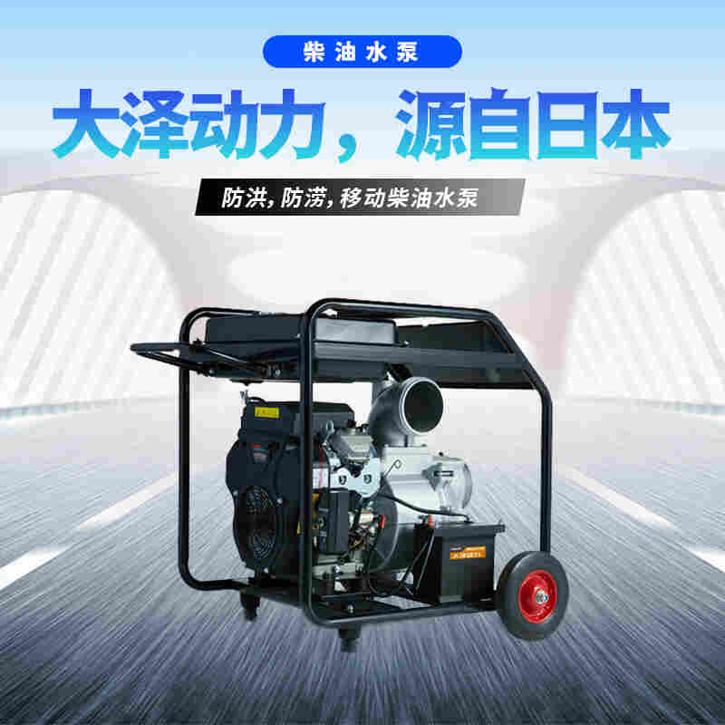 大泽动力6寸柴油自吸水泵
