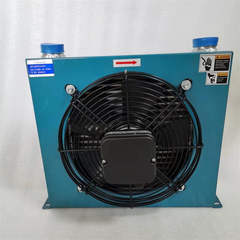 黔南平塘县风冷式油冷却器E400-DC2空压机冷却器