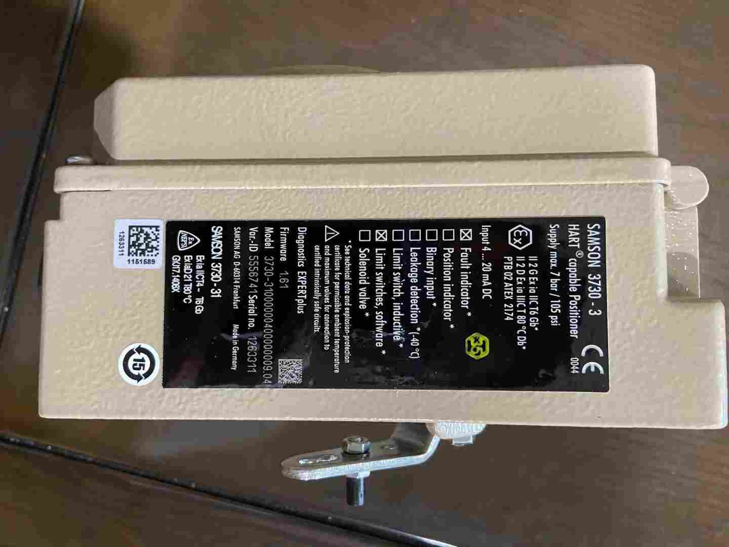 萨姆森3730系列阀门定位器现货多3730-31000000400000009.03